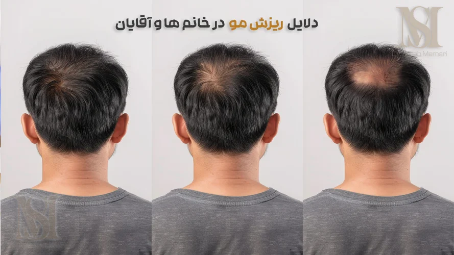 چرا موها می ریزند؟